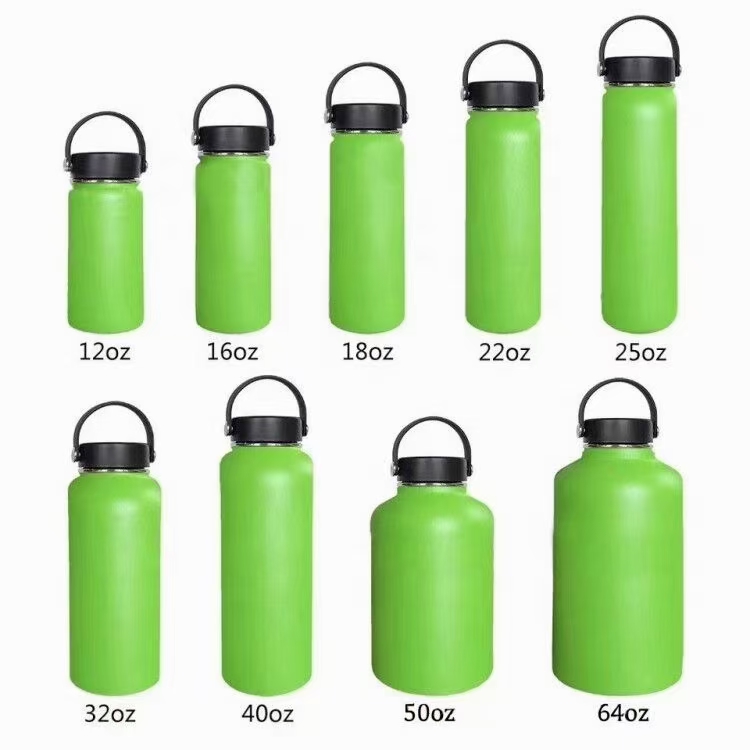 Stainless Steel Water Bottle – SS304 Material, Keeps Drinks Hot or Cold, Multiple Capacities & Lid Options