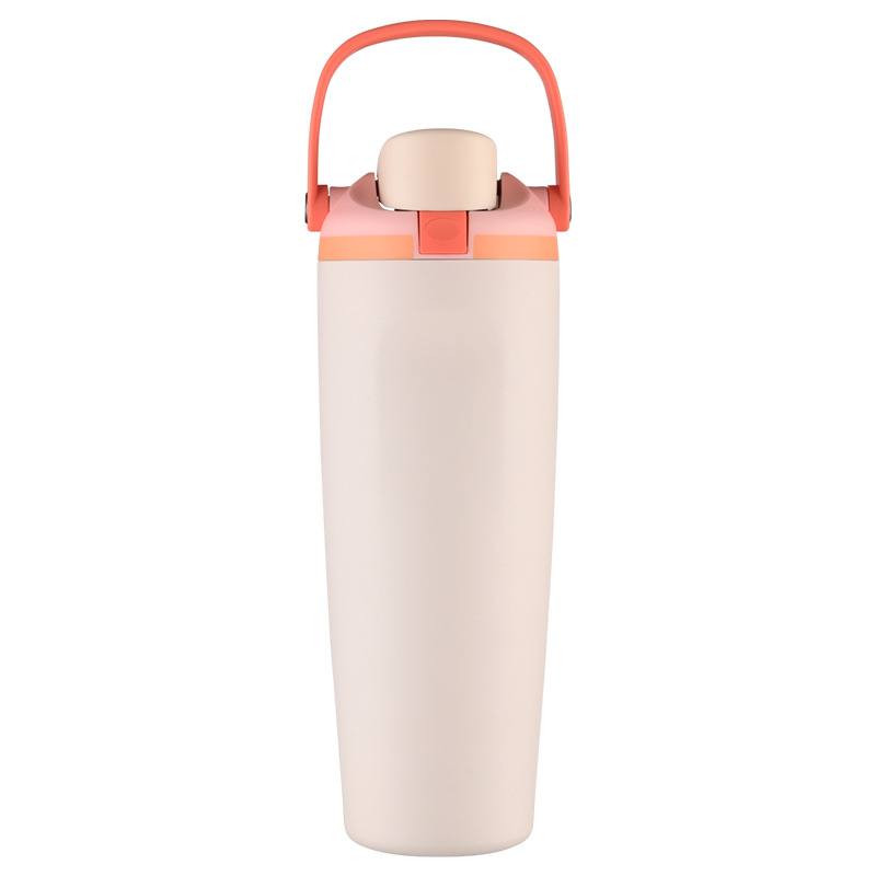Free Sip Insulated Stainless Steel Water Bottle with Handle and Straw for Sports