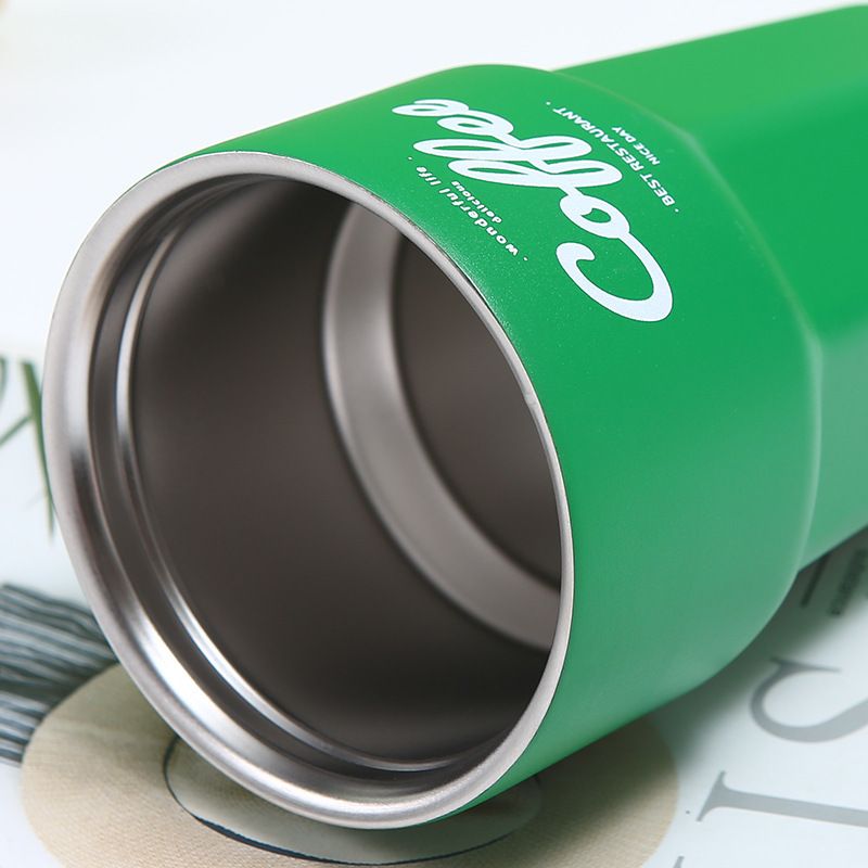 Portable Double - Wall Stainless Steel Coffee Cup with Flip Lid & Strap, 420ml/620ml, Ideal for Outdoor & Indoor Use