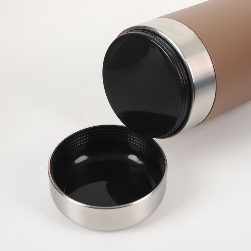 Portable Pets Feeder Water Bottles 32oz 3 in 1 Stainless Steel Insulated Travel Dog Bottle with Handle and Storage