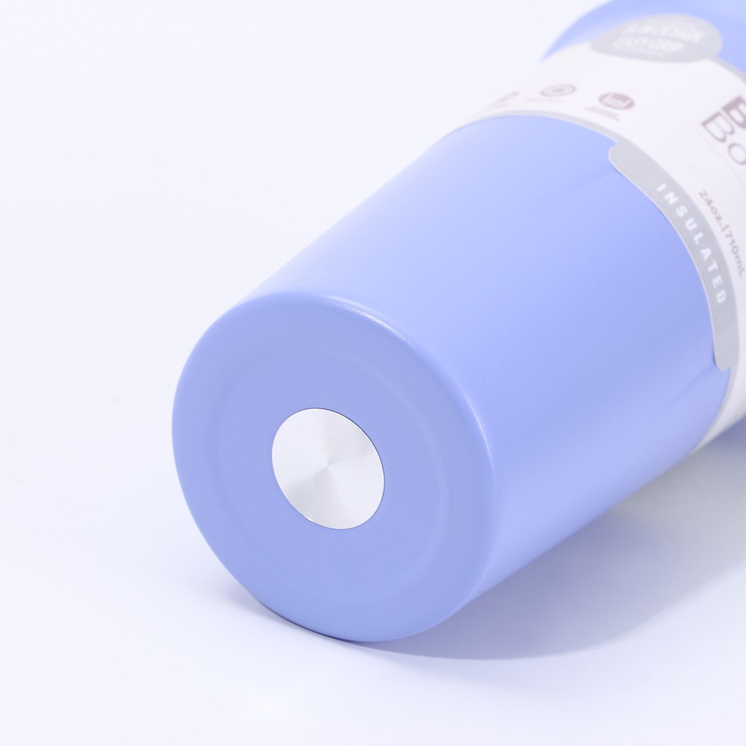 24oz Stainless Steel Insulated Blender Bottle with Handle