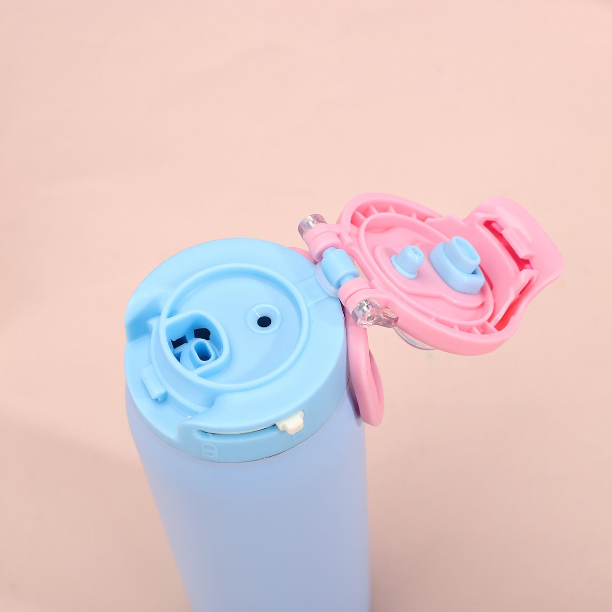 650ml Double - Wall Stainless Steel Vacuum Insulated Water Bottle with Push Button Leak - Proof Lid